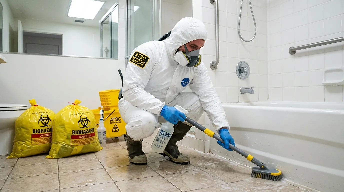 Decontamination equipment deployed for Blood Cleanup in Maitland